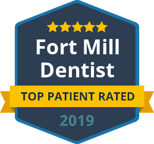Fort Mill Top Rated Dentist 2019 badge